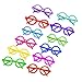 Tinksky 12pcs runde Gläser Rahmen keine Linsen Brillen Posing Requisiten Kostüm Party Supply