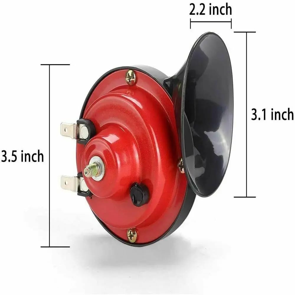 Bocina Coche 2X 300DB Caracol bocina de Coche 12V camión SUV RV Tren camión Barco Camper Ruidoso Universal Claxon Coche(2Pcs)