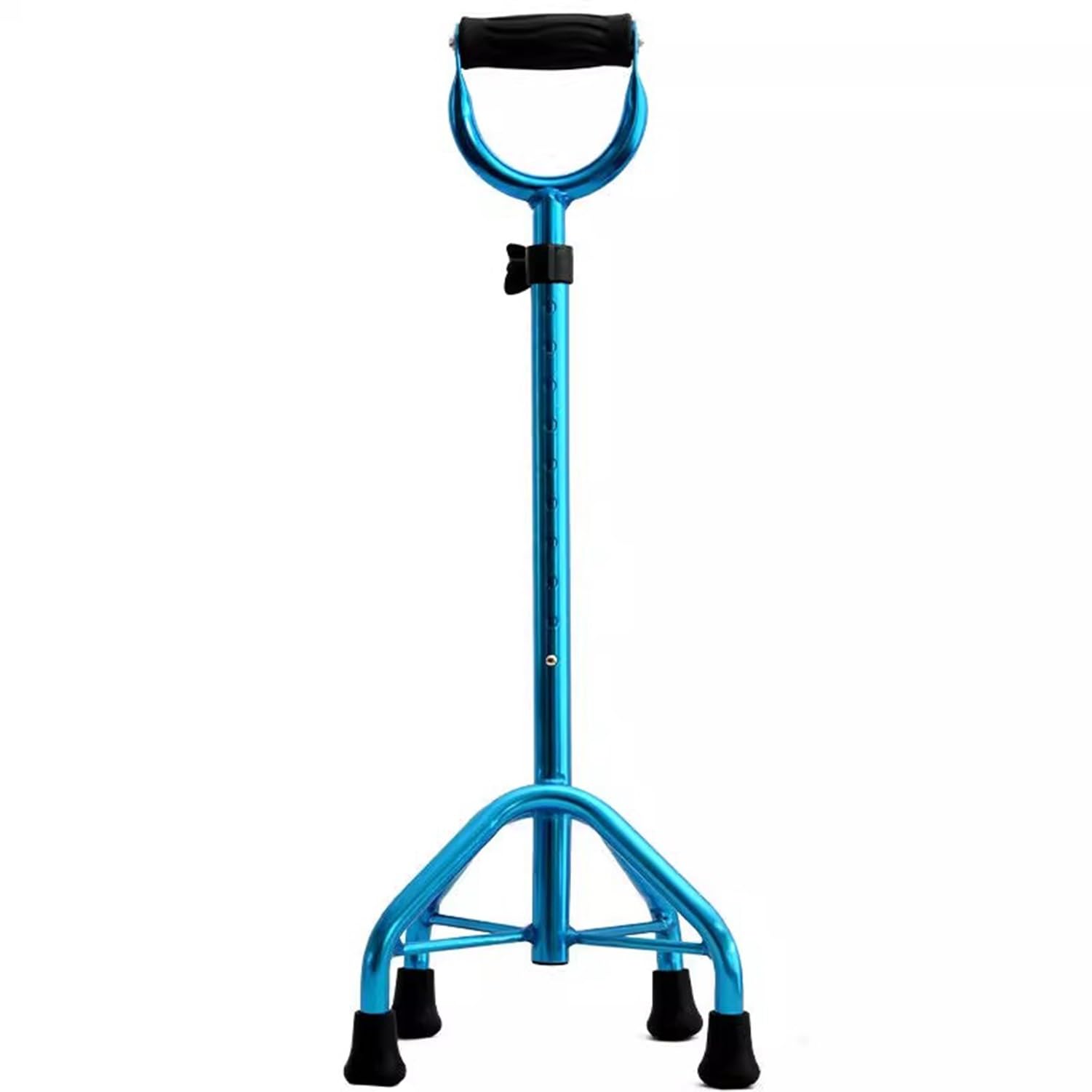 Regulowana Quad Cane z dużą podstawą dla równowagi, aluminiowa laska, lekka pomoc w chodzeniu dla seniorów