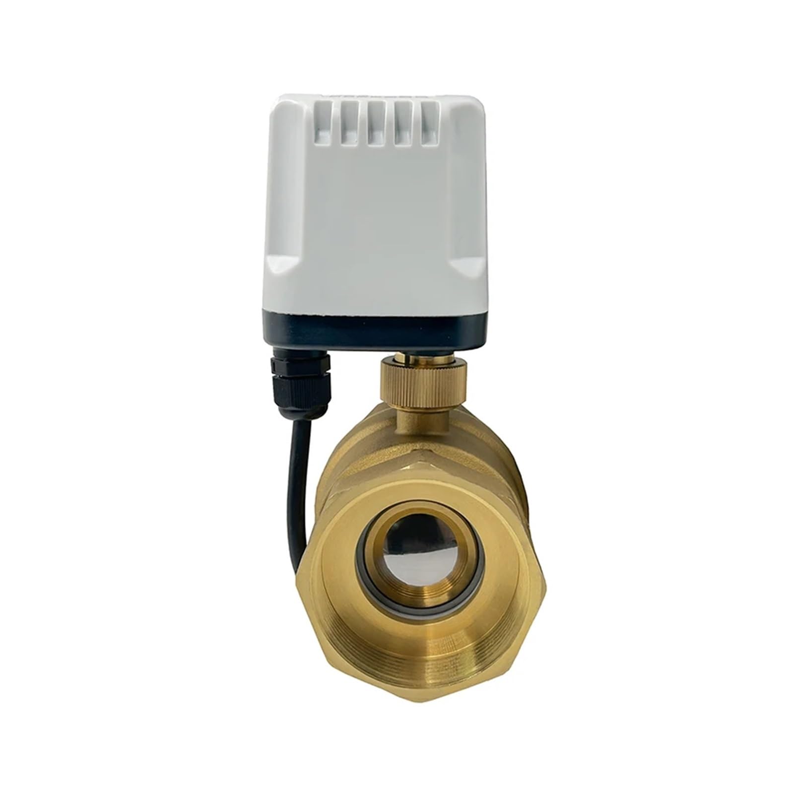 Válvula de bola motorizada de 1-1/2" para solucionar cortes de flujo difíciles