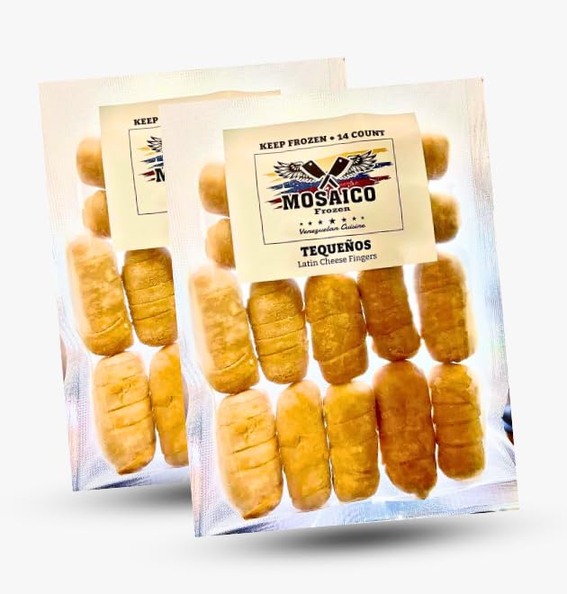Mosaico Tequeños congelados - Dedos de queso latino- por Mosaico Venezuelan Cuisine (28 unidades)