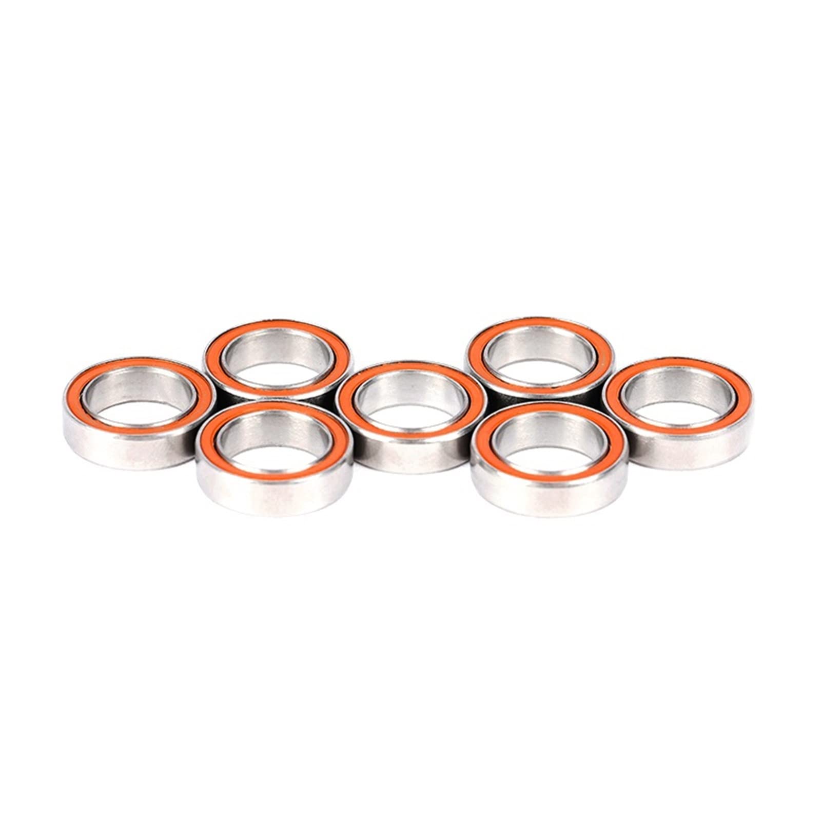 Industrial Bearings 10 Uds 10x15x4 S 6700 2RS CB ABEC7 rodamiento de bolas de cerámica híbrido de acero inoxidable sin grasa de giro rápido for Ball Bearing Skate Bearings