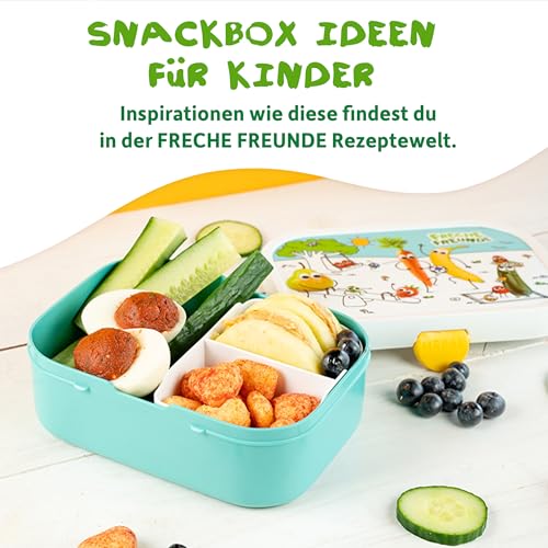 FRECHE FREUNDE Bio Knusper Herzchen aus gepufftem Mais, mit Bananen und Erdbeerpulver, fruchtig-süße Knabberei für Kinder, vegan, glutenfrei, 9er Pack (9 x 30g)