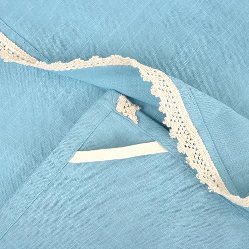 Image of FINGERCRAFT Kitchen Cloth 100% Soft High GSM Cotton Fabric Kitchen Towel, 20 x 30 Inches Perfect Size for Kitchen Uses, Set of 6, Multipurpose Use as Dish Towel, Bar Towel (Powder Blue)