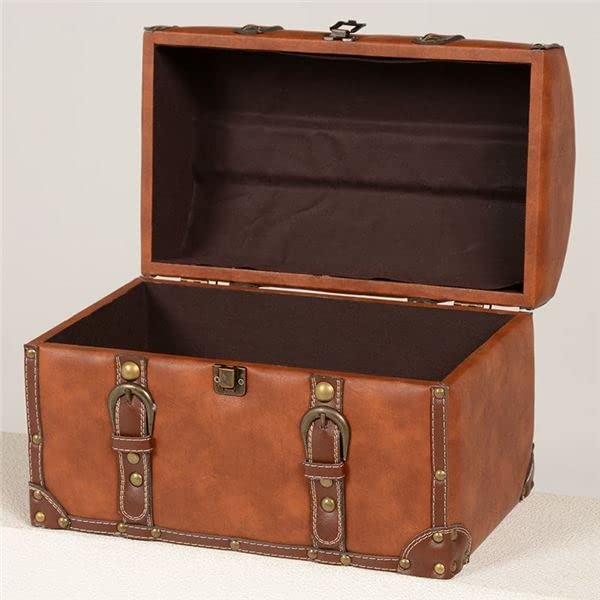 Amazon｜トランク型 収納ケース 収納ボックス 幅34cm×奥行20.5×高さ