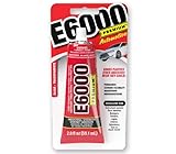 E6000 Premium Automotive Adhesive - Formulated to Permanently Repair Materials in Automobiles, Trailers, Cambers, Motor Homes, Boats - 2.0 fl oz (59.1ml)