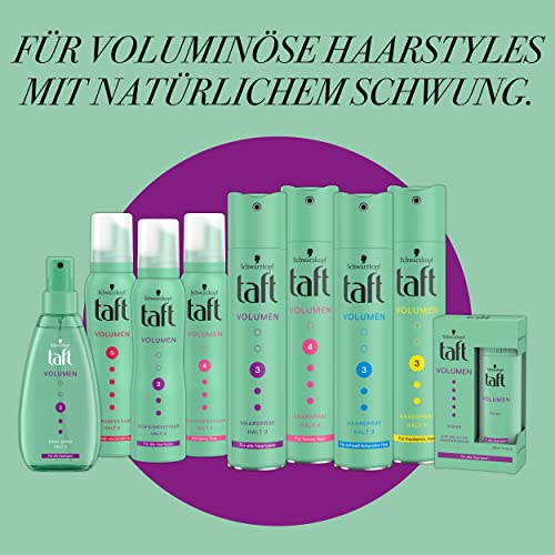 Foto von Taft Volumen Puder (10 g), Haarpuder für Volumen & Kontrolle für alle Haartypen, Styling Puder sorgt für bis zu 24 h Kontrolle, ohne zu verkleben