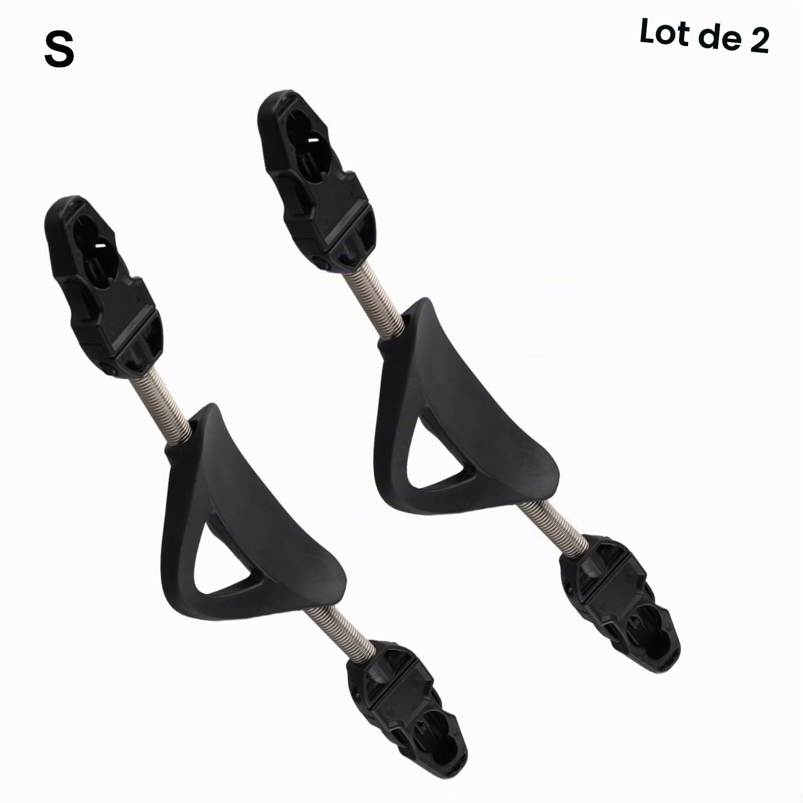 2 Pack de sangles de palme de plongée à ressort en acier inoxydable, boucles de remplacement antidérapantes en acier, sangle de palme antidérapante en acier pour les palmes Cressi Mares, acier