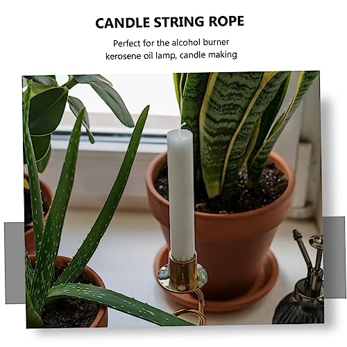 Rollo de Mecha de Algodón Trenzado para Velas DIY miniatura 4