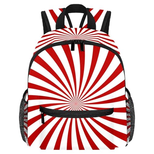 Petit sac à dos léger multicolore motif spirale 12 p