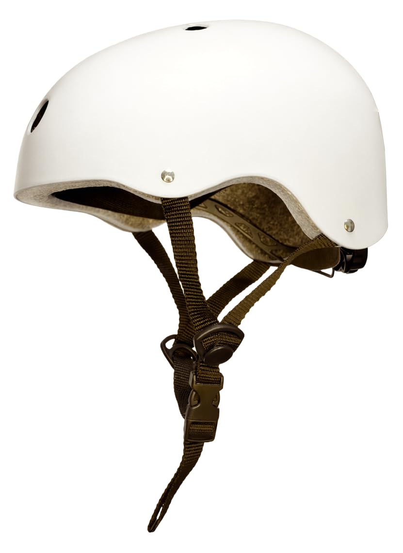 Casco Patinete Electricos, Bicicletas, Deporte Ajustable para Jóvenes y Adultos, Patinaje en LÃnea y Ciclismo, M, Blanco