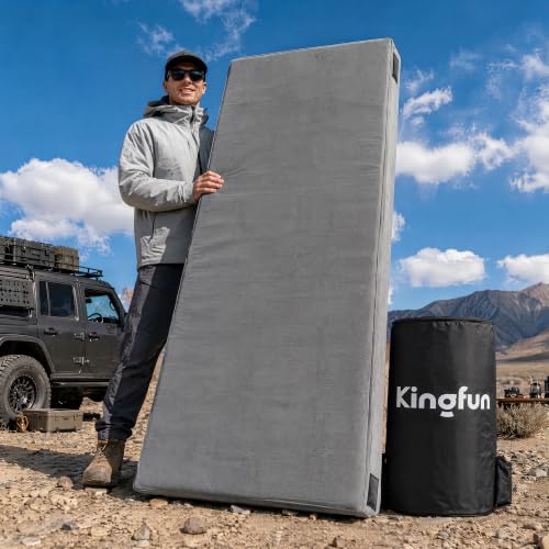Kingfun 3" CertiPUR-US Memory Foam Camping Mattress