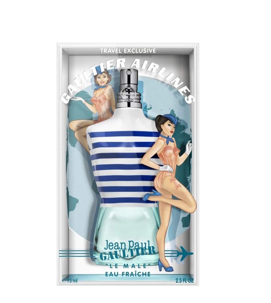 Jean Paul Gaultier Le Male Eau Fraiche Eau De Toilette Spray (Gaultier  Airlines) 75ml/2.5oz : Amazon.com.au: Beauty