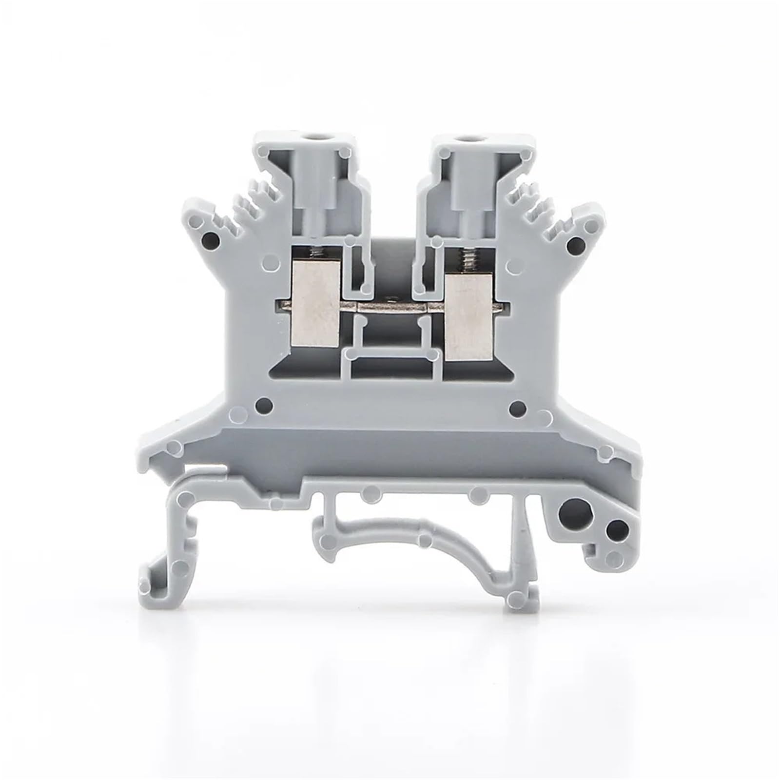 Bloque de terminales de riel DIN for cables conductores, 10 unidades, UK-1.5N, conexión por tornillo universal, bloque de conectores de cables, bloque de regleta de terminales, 16 AWG