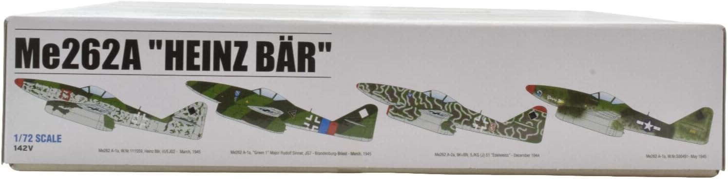 Premium Hobbies Me262A Heinz Bar 1:72 Plastic Model Airplane Kit 142V