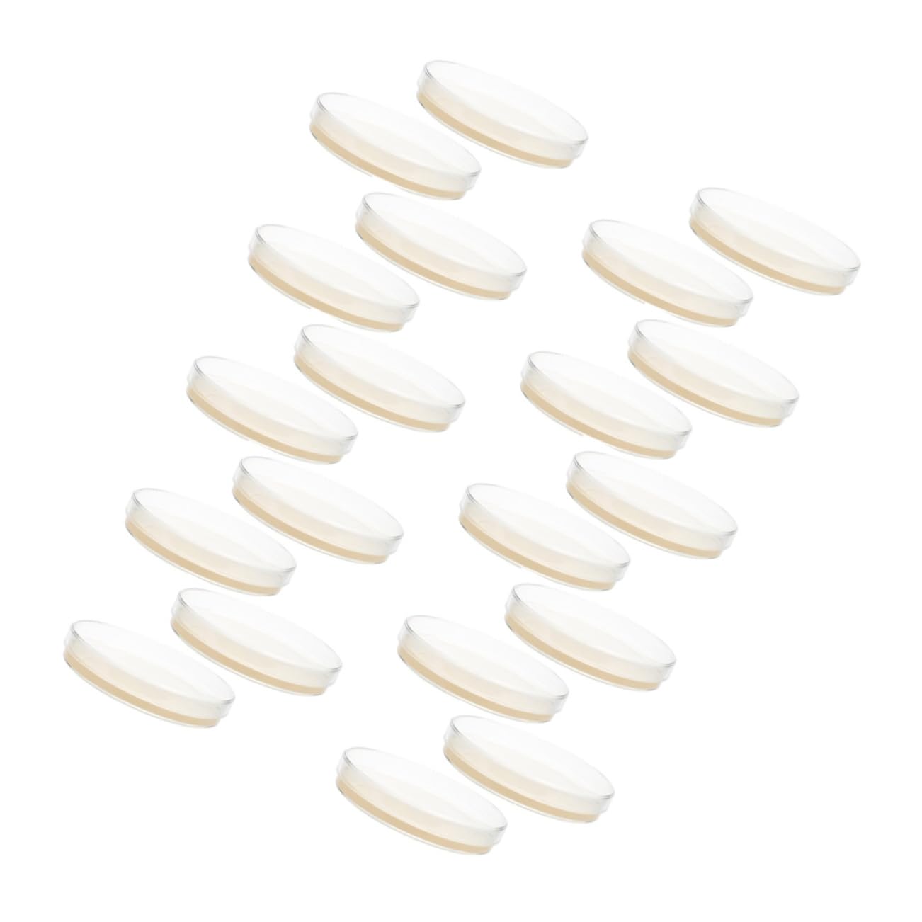 KICHOUSE 20 Pcs Nutrient Agar Plate Agar Science Kit Agar Plates Petri Dish with Lid Pre- Poured Growth Dishes Petri Dishes with Lids Agar Dish Lab Seeding Dishes