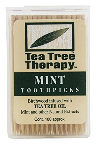 Tea Tree Therapy Toothpicks Mint - 100 Toothpicks