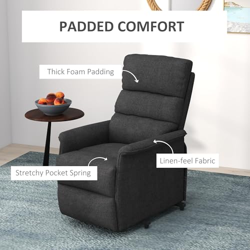 Sillón plegable negro con tela de poliéster miniatura 6