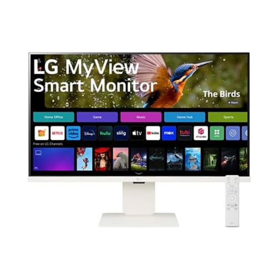 LG MyView Smart Monitor 32SR83U-W.AEU All-in-One 32, piastrella IPS risoluzione FHD (3840x2160), 5ms GtG 60Hz, HDR 10, DCI-P3 95%, inclinabile, regolabile in altezza