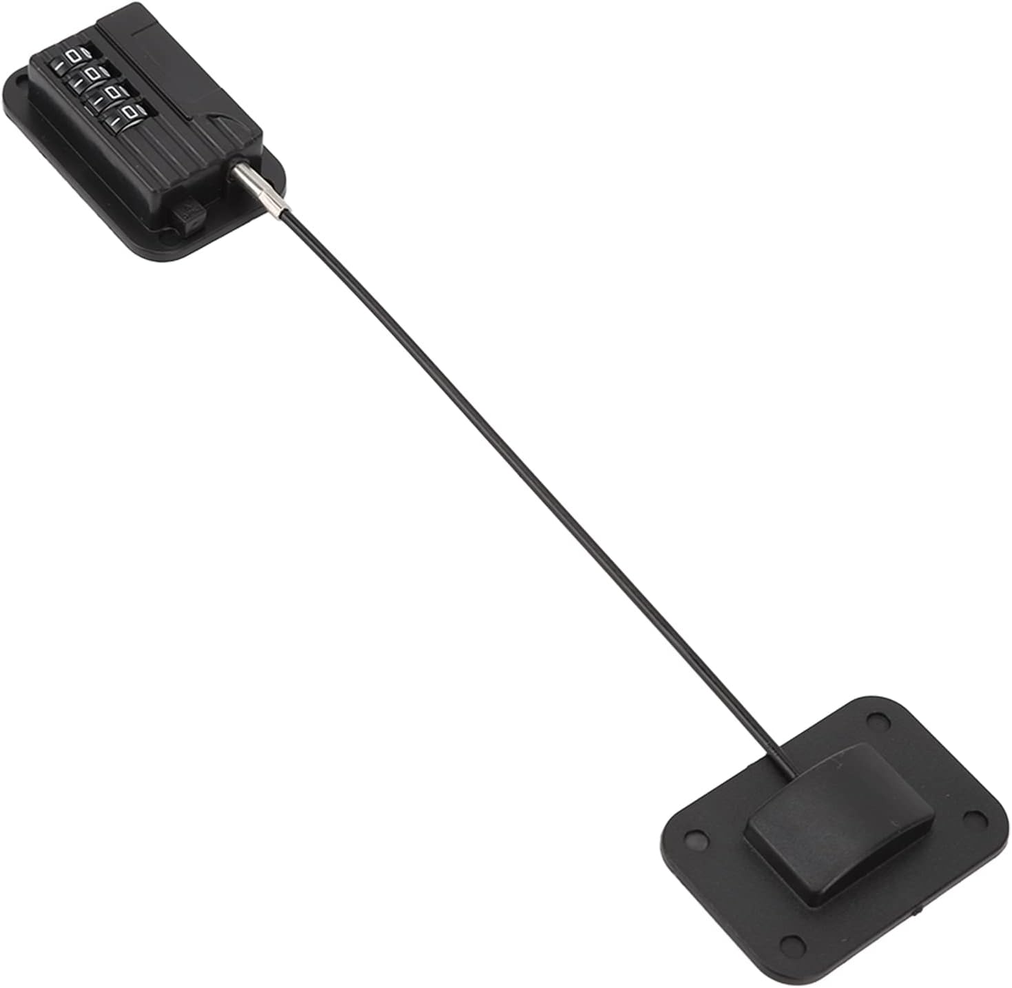 Childproof Combination Lock,Window Security Cable Lock,Locker Antifall Password (Black)