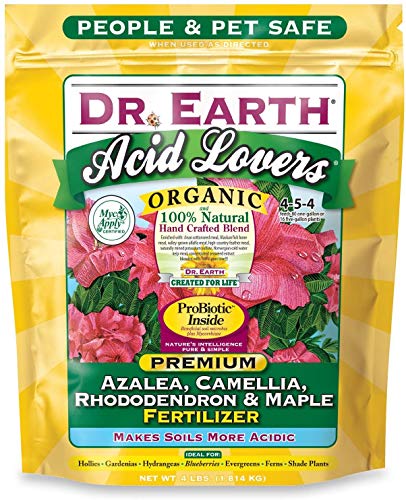 Organic 4 Azalea/Camellia/Rhododendron Acid Fertilizer in Poly Bag, 4-Pound, #.1 Pack (Natural)