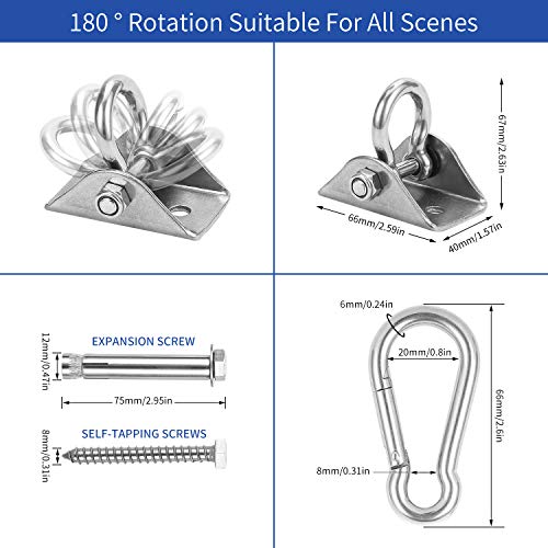 FORMIZON Gancio per Soffitto, SUS304 Acciaio