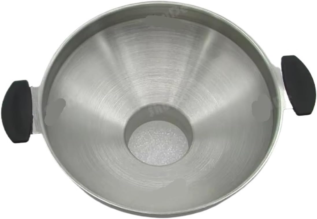 Funnel Stainless Steel Large Diameter Stainless Steel Wide-Mouth Funnel Oil Pickles Milk Filling Funnel Household 13cm