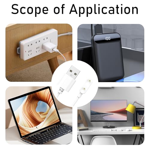 شاحن ساعة هواوي الذكية فيت/فيت 2/فيت ميني/فيت نيو وهواوي باند 9/باند 8/باند 7/باند 6/6 برو وهونر باند 9/7/6/ووتش ES وسامسونج جالاكسي فيت 3 وهوا وي