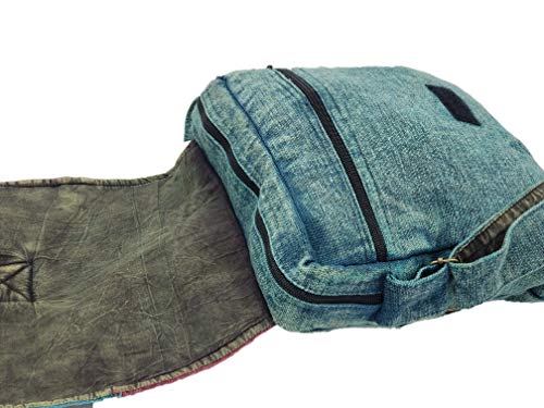 Handmade Cotton shoulder bag, Messenger Style multicolor, hand work Cross body bag. Boho Hobo Bag.4