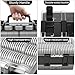 Coin Collector Case Holder with 141 pcs Capsules with Foam Gaskets & 220 Dollar Bill Sleeve - All-in-One Coin Collection Supplies Storage Organizer Box for Secure Coin and Paper Money Display- Black