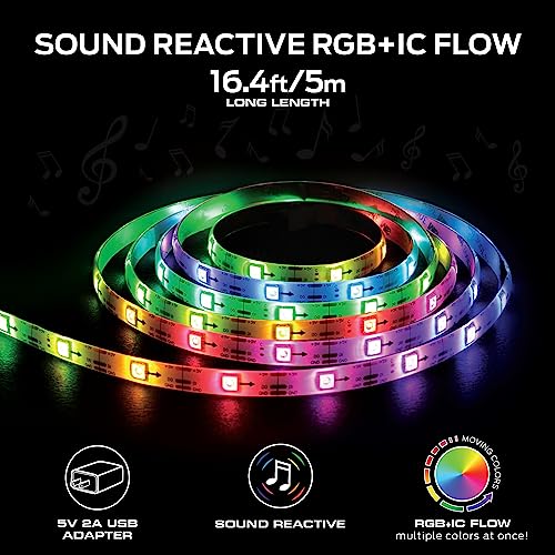 Tira LED multicolor sincronizada con música 5 m XTREME miniatura 3