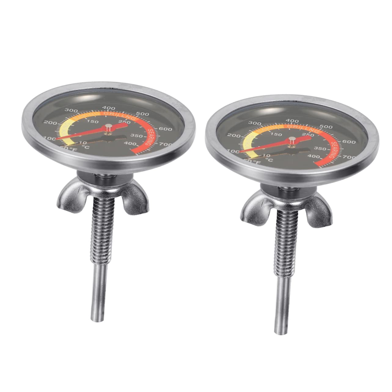 Cabilock Stainless Steel Bimetallic Thermometer 0-400? Meat Thermometer for Cooking