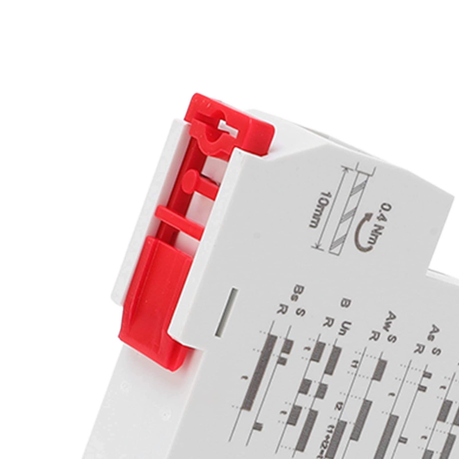 Relé de retardo de Tiempo Ajustable Multifuncional Temporizador Industrial de Montaje en riel DIN con Indicadores LED Carcasa de ABS Retardante de Llama para Sistemas de co