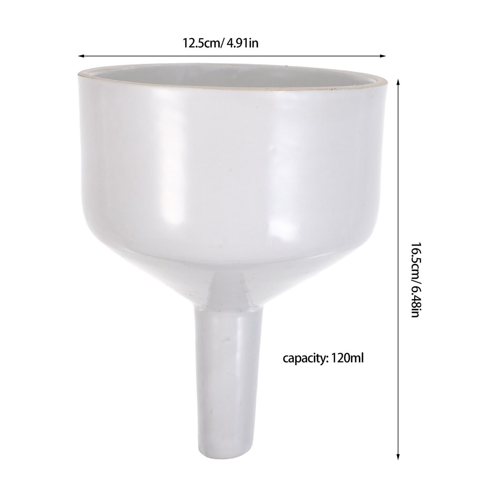 Ipetboom Embudo Buchner de Porcelana para Filtración de Laboratorio Material Químico de Alta Pureza Diseño Optimizado para Flujo Multifuncional para Cocina y Laboratorio