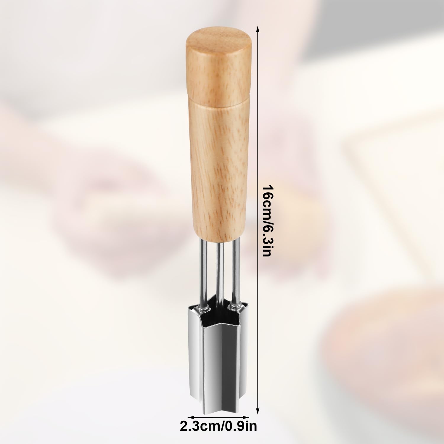 Outil Vide-Cupcake En Acier Inoxydable - Forme Fleur - Corer Réutilisable Pour Remplir Cupcakes, Muffins Et Biscuits