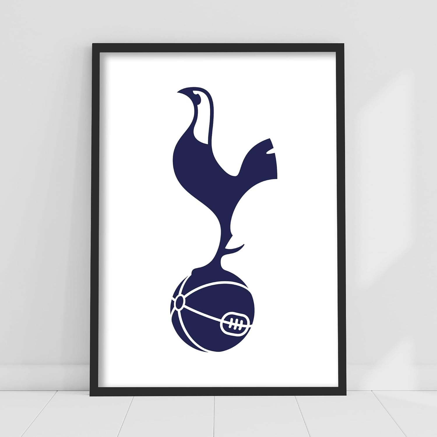 Themed Blue Tottenham Hotspur Football Club Print - Navy Crest Poster (42Cm X 59.4Cm - A2)
