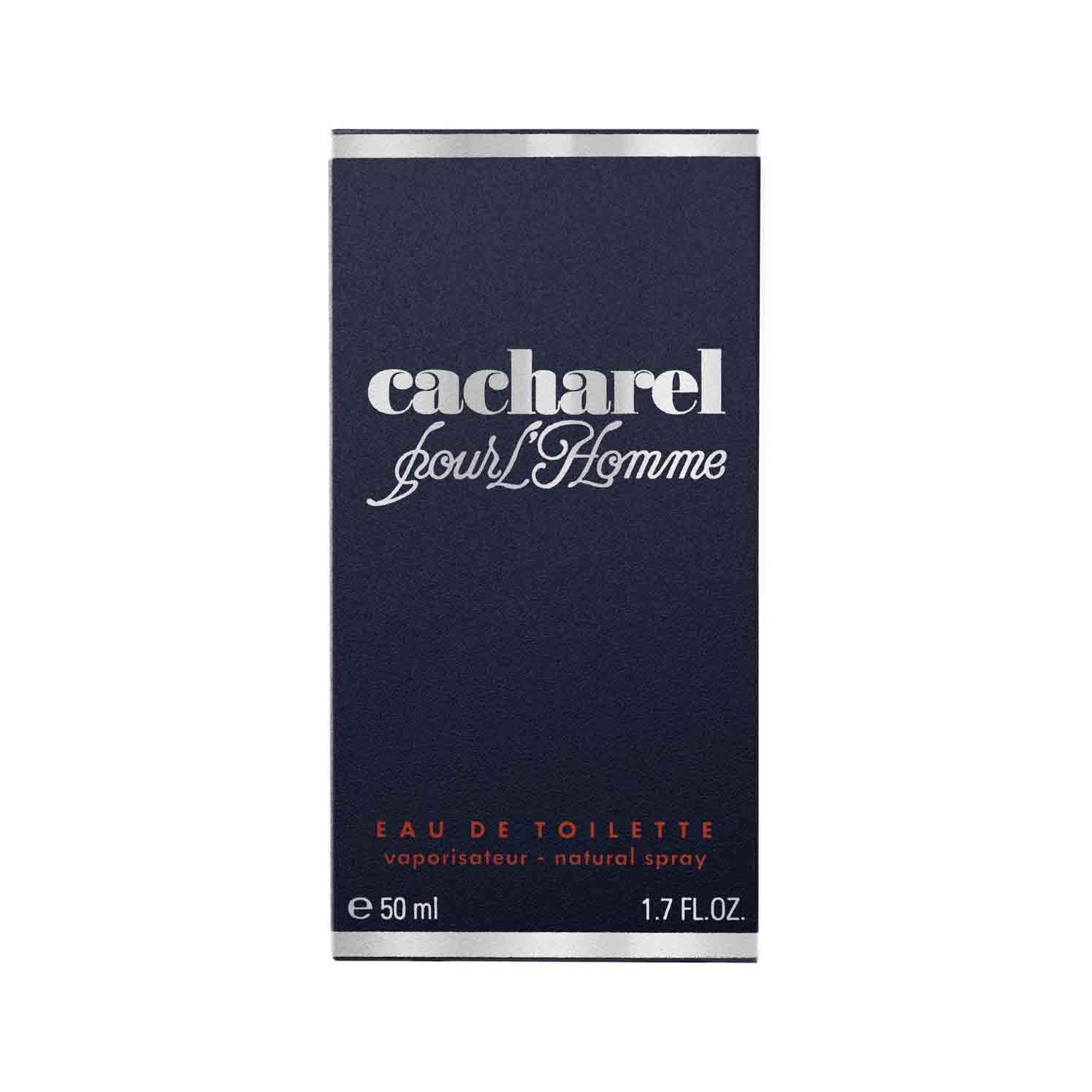 Cacharel Pour L'Homme Eau de Toilette Uomo, Profumo Uomo Intenso, Avventuroso e Misterioso, Fragranza Legnosa e Speziata, Con Bergamotto e Lavanda, A Lunga Durata, Profumo di Lusso per Uomo, 100 ml