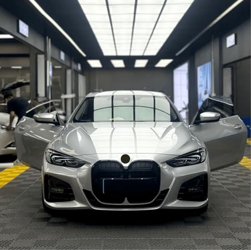 Image of HOME13 Silver Metallic Wrap Car & Bike DIY Wrap Sheet Roll Film Sticker Decal Rated for Automotive & Bike (12 x 160)