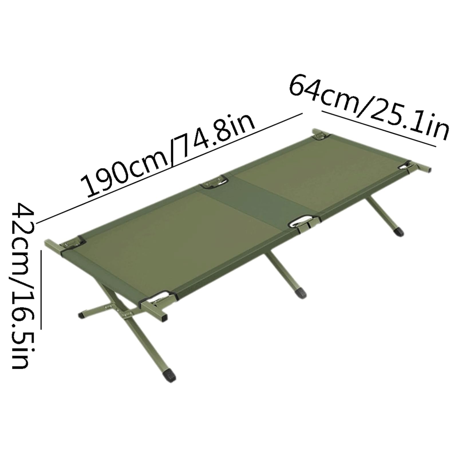 Campingbedje voor volwassenen Opvouwbaar campingbed Ademend opvouwbaar bed Oxford stoffen reiskampbedjes Lichtgewicht logeerbed