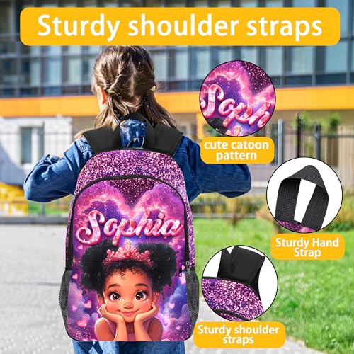 Custom Kids Backpack for Girls Boys Personalized Name Backpacks Customized School Bookbag for Kids Bookbag for Daughter Son Fashion Unique Gift for Preschool Kindergarten Design 032