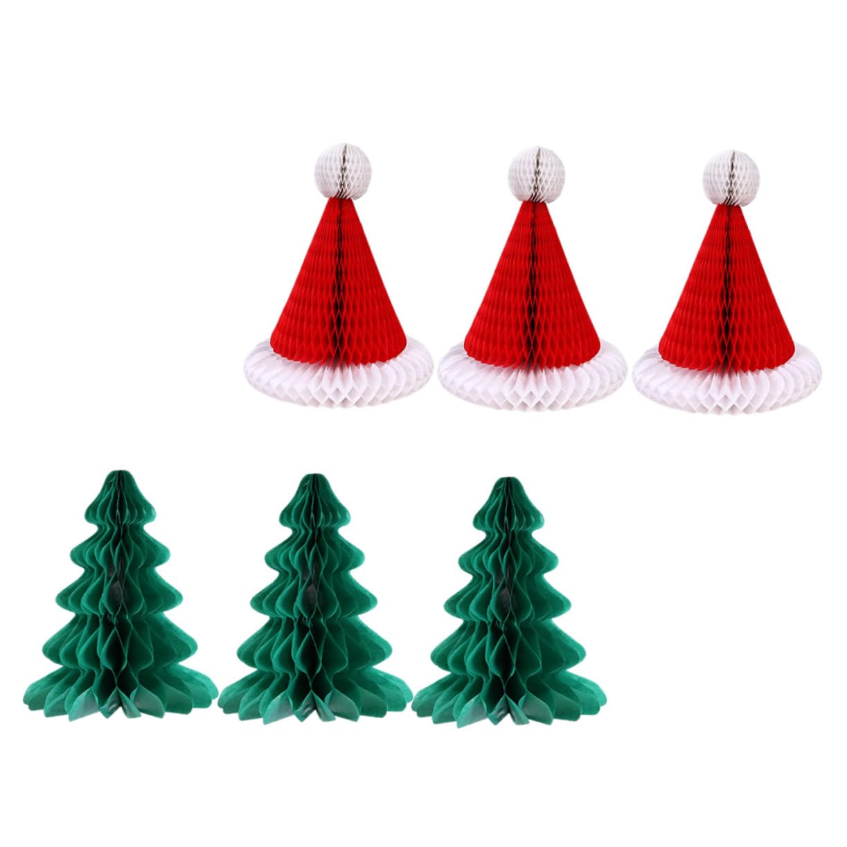 2 Set Decorazioni Natalizie Cappelli Natale E Addobbi per Pendenti per Feste Natalizie Decorazioni Appese per Casa Bar E Club 6 * 2
