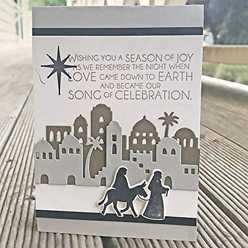 SpirWoRchlan Stanzmaschine Stanzschablone, Scrapbooking Prägeschablonen Stanzformen Schablonen Für Scrapbooking, Fotopapier, Karten, Handwerk Prägen DIY Herstellung Geburtstag Geschenk Cover