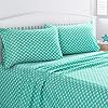 Vonty Kids Bed Sheets Twin Green Baby Whales Printed Sheets for Boys & Girls, Soft Lightweight Microfiber Easy Wash Bedding Set (1 Fitted Sheet + 1 Flat Sheet + 1 Pillowcase) #1