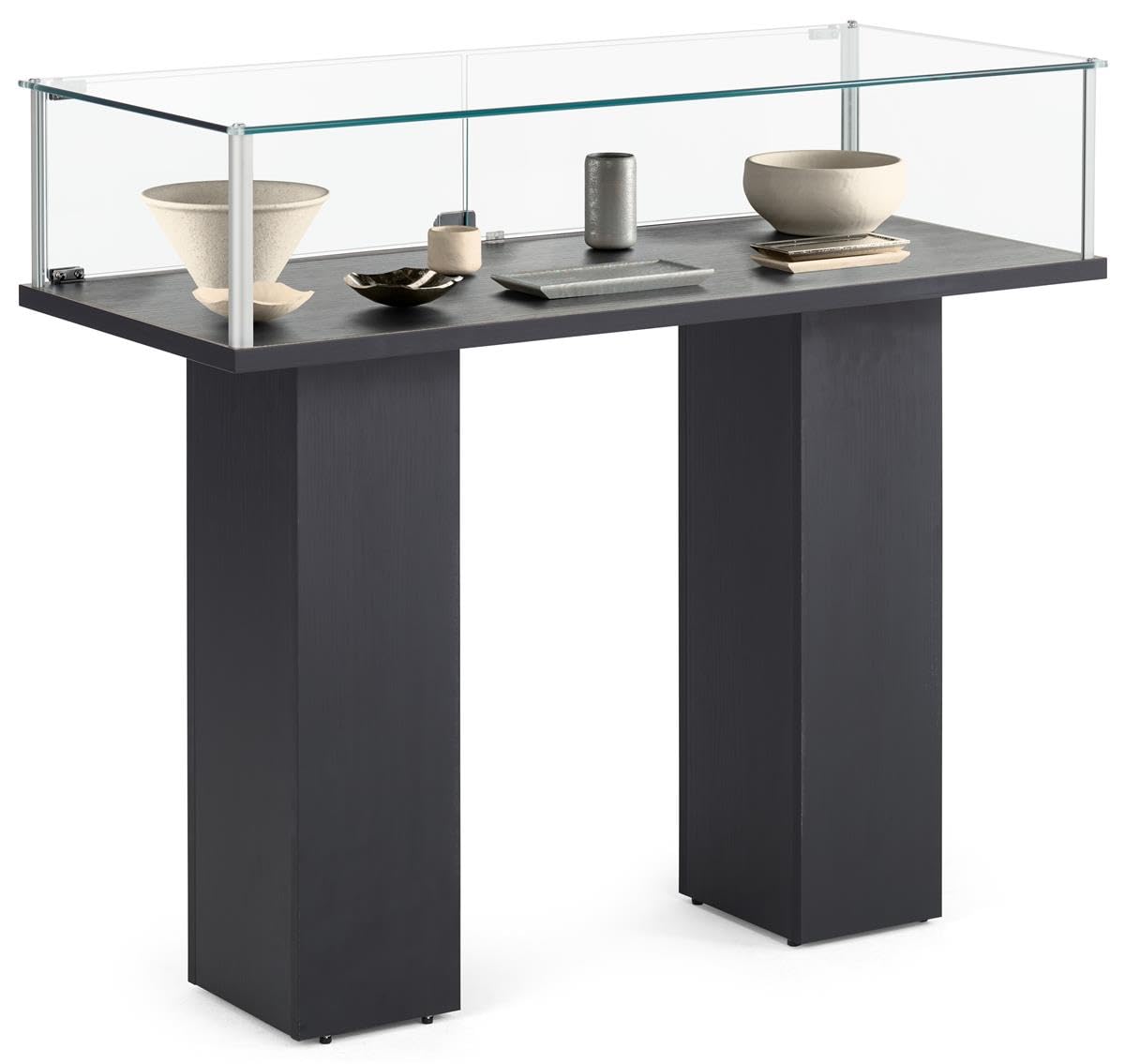 アンティーク Folding Glass Japanned Top Stand アンティーク Folding Glass Japanned Top Stand