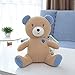 Creativo Animali di peluche Giocattolo Bambola animale lavorata a maglia Bambola a sonaglio comfort per bambini Giocattolo a maglia all'uncinetto Simpatico orsetto Bambola animale lavorata a maglia UN
