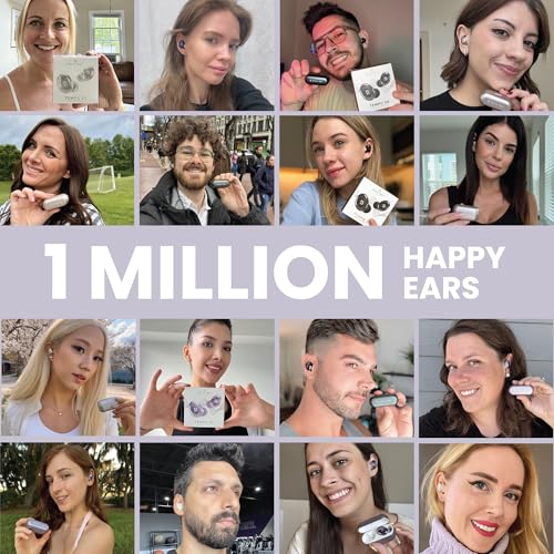 Again Bay Audio Tempo 30 Wi-fi Earbuds for Small Ears - Award-Profitable Sound, Sweatproof Bluetooth Earbuds, Comfy Ear Buds for Girls, Purple Earphones Small Ear Canals, Lengthy Battery Headphones - Image 5