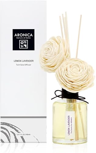 Aronica Decoración estética de baño, difusor de aire de flores, nacks de baño, decoración de baño bohemia dorada y accesorios, ambientador de aire