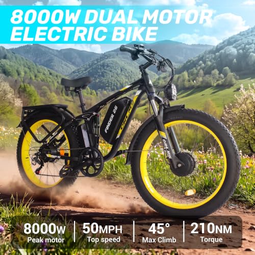 8000W Dual Motor Electric Bike