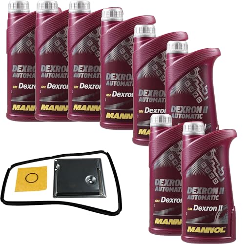 Automatikgetriebe Ölwechsel Satz Getriebeölwechselsatz mit 8 L Dexron II Automatikgetriebeöl + Getriebeölfilter