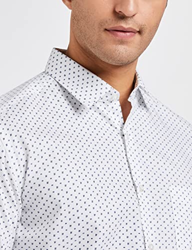 Image of Diverse Men's Cotton Printed Full Sleeve Regular Formal Shirt